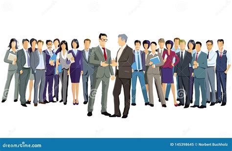 Group of Business People Standing Together Potrait 的图像结果