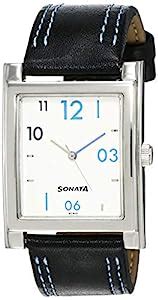 Sonata Yuva Analog White Dial Men's Watch -NL7925SL04 / NL7925SL04 ...