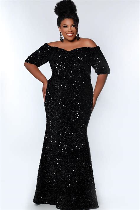 Indigo Sydneys Closet JK2208 Long Plus Size Formal Evening Prom Gown ...