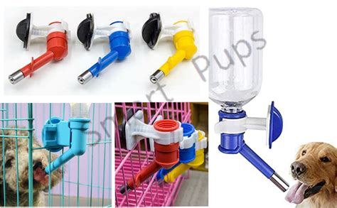 Smart Pups Puppy Cage Hanging Automatic Water Dispenser Bottle Feeder ...