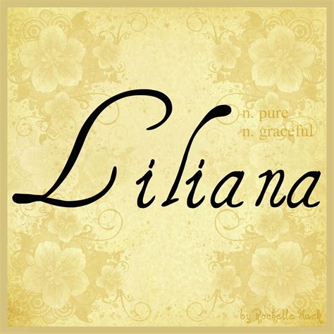 Baby Girl Name: Liliana. Meaning: After the lily flower: Pure; Graceful ...