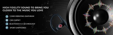 SENCER Q7 Bluetooth Headphones Wireless with Mic,Sweatproof Wireless ...