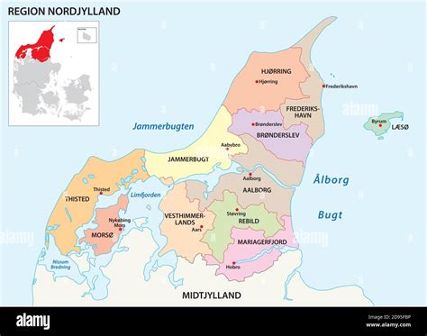 Map Of North Denmark