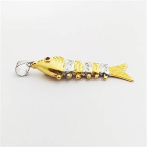 Movable Fish Pendant in Pure Sterling Silver online