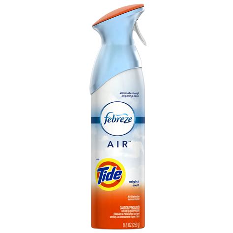Febreze Odor-Eliminating Air Freshener Spray, Tide Original, 1 ct ...