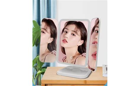 RIGJAK Makeup Mirror Vanity Mirror with Lights, 1x 2X 3X Magnification ...