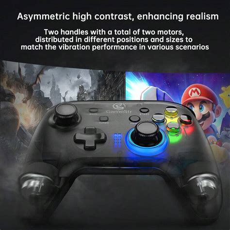 GAMESIR Game Controller T4 Pro Six-Axis Gyroscope 4 Custom Back Buttons ...