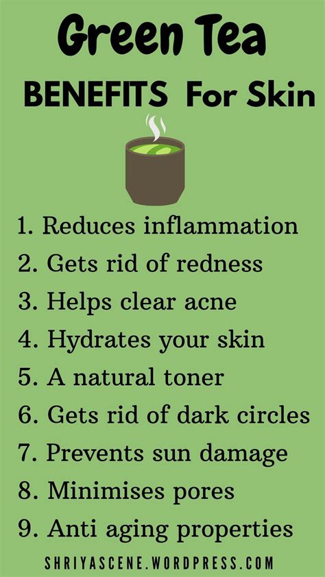 Benefits of green tea for your skinnatural beauty guide – Artofit