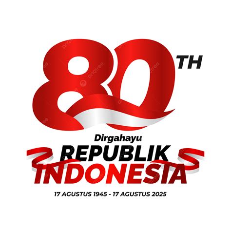 Desain Logo Hari Kemerdekaan Indonesia Ke 80 Vektor 17 Agustus, Logo ...
