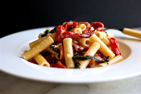 Red Pepper Pasta Recipe | EatingisArt