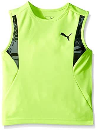 PUMA Little Boys' Muscle Tank, Acid Yellow, 4 : Amazon.in: Clothing ...