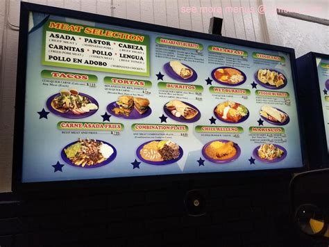 Online Menu of Viva Tacos La Estrella Restaurant, Rialto, California ...