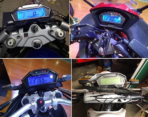 SAMDO Universal Motorcycle Speedometer Odometer India | Ubuy