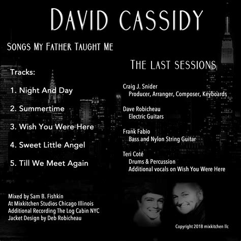 David Cassidy Songs