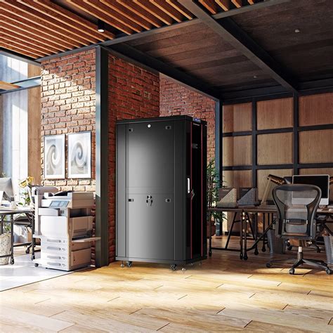 Buy Server Rack - 39 Inch Deep - Server Cabinet - on Wheels - Locking ...