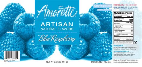 Natural Blue Raspberry Artisan Flavor — Amoretti