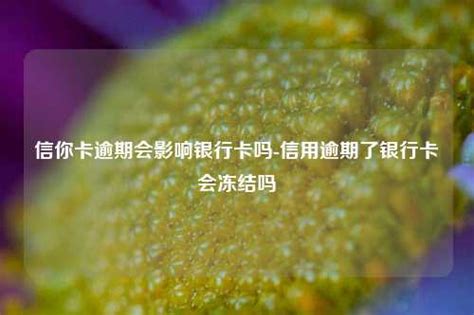 信你卡逾期会影响银行卡吗-信用逾期了银行卡会冻结吗-地宝网