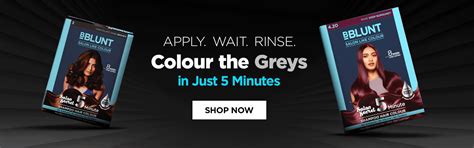 BBlunt Hair Colour Shampoo Range, Colours Hair in 5 Minutes