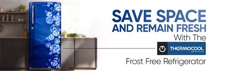 Save Space and Remain Fresh with the Thermocool Frost Free Refrigerato