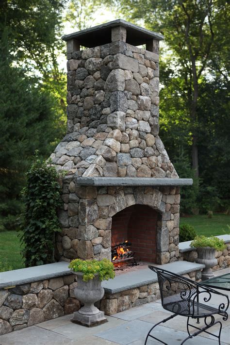 Outdoor Fireplace built by Freddy's Landscape Company Outdoor Stone ...