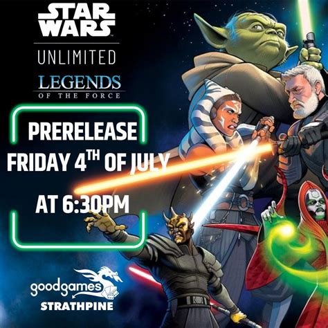 Star Wars Unlimited - Legends of the Force Prerelease, 1/363 Gympie ...
