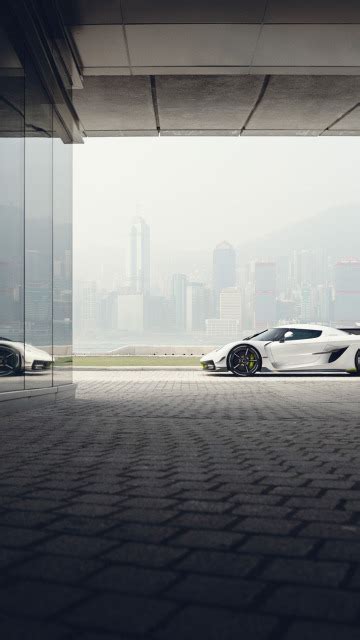 Download wallpaper Koenigsegg, reflection, hypercar, Jesko, Koenigsegg ...