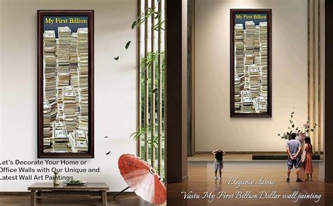 Elegance Vastu My First Billion Dollar Note Painting Picture Photo ...