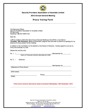 Example Proxy Voting Form 的图像结果