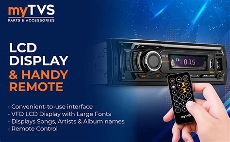 myTVS Universal Single DIN MP3 Media Player for All Cars | Car Music ...