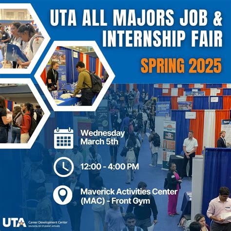 It’s official! The UTA All Majors Job & Internship Fair hosted by the ...