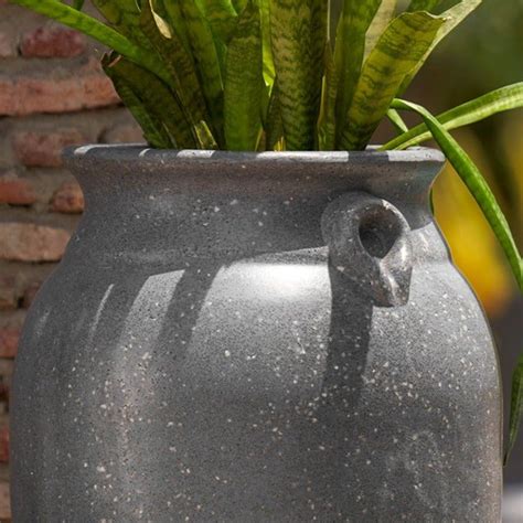 AMALFI PLANTER DARK GREY – ALTROVE