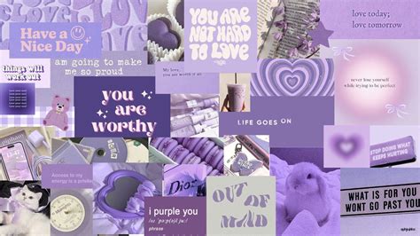 purple aesthetic desktop wallapaper | Purple aesthetic background, Cute ...