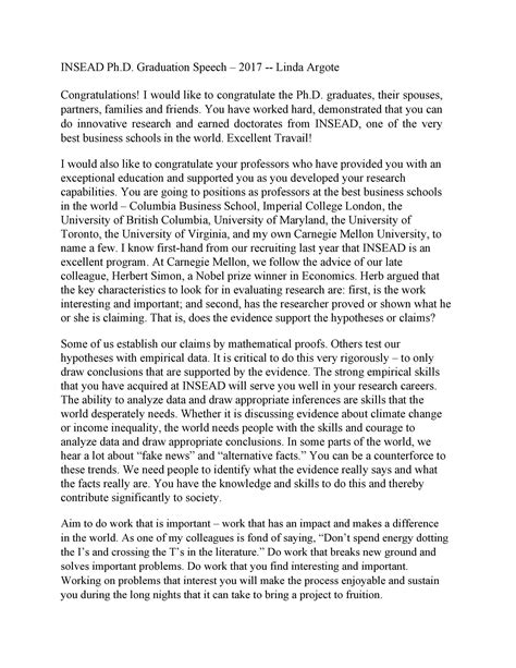 Commencement Speech Ideas 17+ Student Graduation Speech Examples To