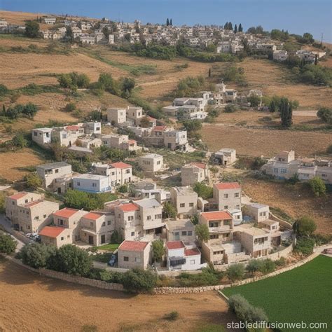 Charming Israeli Village: Everyday Life and Houses | Stable Diffusion Online
