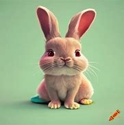 Image result for Cute Bunny Painting