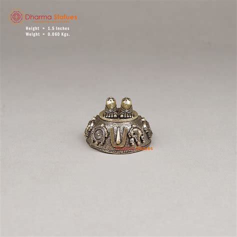 Shop Brass Tirupati Balaji Feet | Golden Finish |Best Price Order Now ...