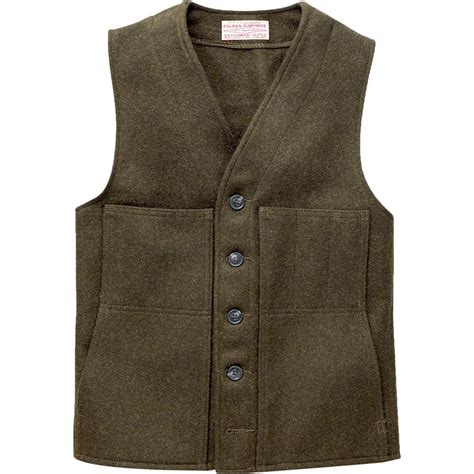Wool Vest Mens