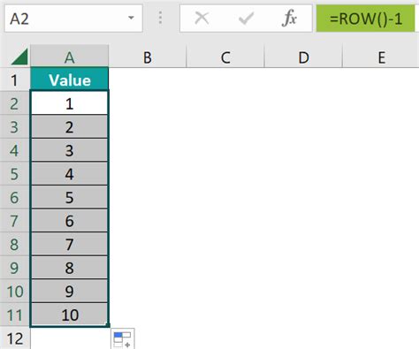 How to Numbering in Excel 的图像结果