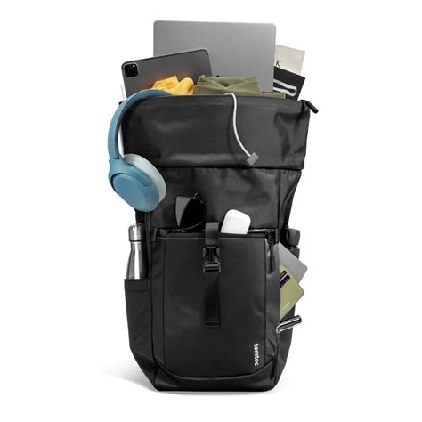 TOMTOC NAVIGATOR-T61 ROLLTOP BACKPACK 17.3 INCH/25L-30L-BLACK– Vishal ...