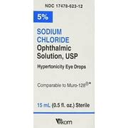 Buy Akorn 5% Sodium Chloride Ophthalmic Solution, 0.5 Oz, 2 Pack Online ...