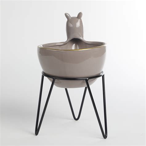 Buy Soil Mates Ceramic Llama Planter from Home Centre at just INR 1799.0