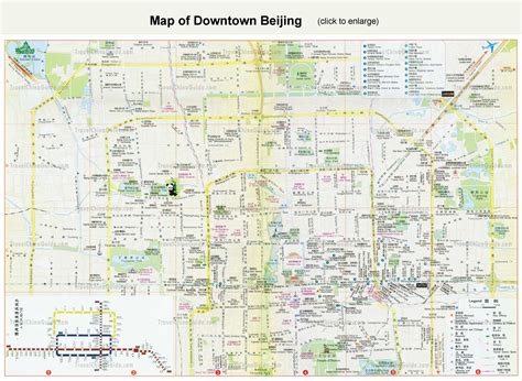 Beijing Maps: Tourist Attractions, Maps of City, Districts & Streets