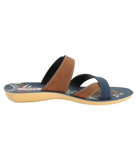 Belly Ballot Blue Floater Sandals Price in India- Buy Belly Ballot Blue ...