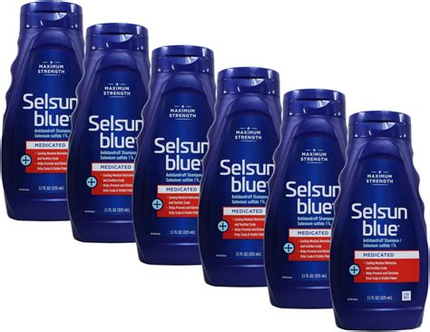 Amazon.com : Selsun Blue Medicated Anti-dandruff Shampoo with Menthol ...