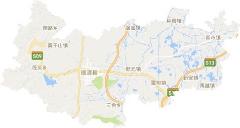 德清县高清电子地图