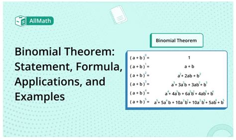 Image result for Binomial Theorem Explained