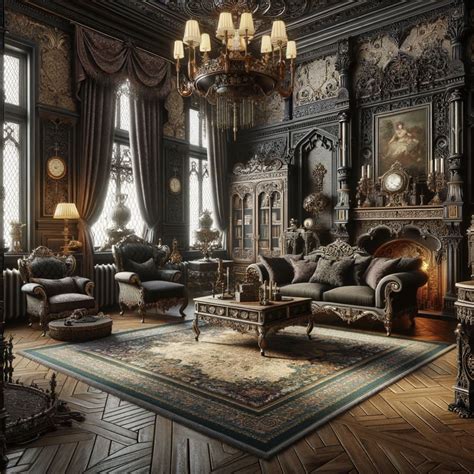 Victorian Gothic: A Fusion of Elegance and Drama in Interior Design - ZYYAH