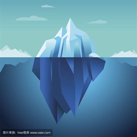 创意冰山风景插画平面广告素材免费下载(图片编号:9179846)-六图网
