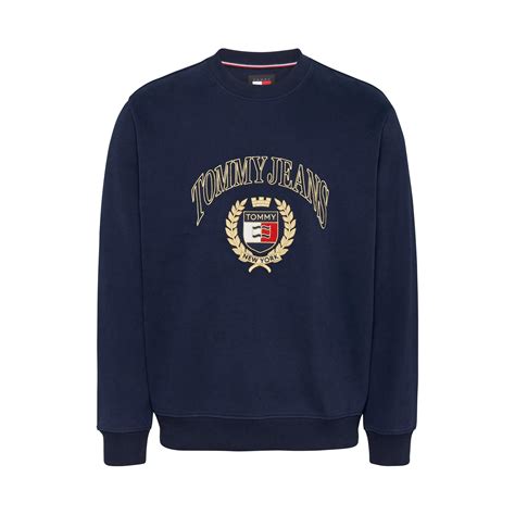 Tommy Jeans | Crest Embroidery Pullover sweatshirt | Crew Sweaters | USC