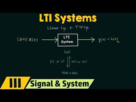 Linear Time-Invariant (LTI) Systems Video Lecture - Crash Course for ...